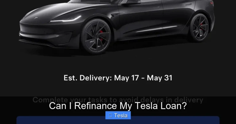 Can I Refinance My Tesla Loan?