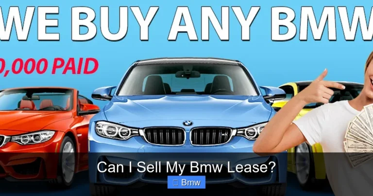 Can I Sell My Bmw Lease?
