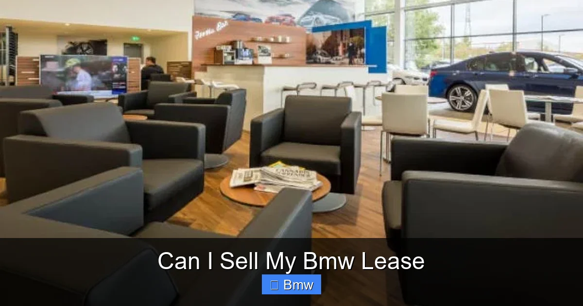 Can I Sell My Bmw Lease