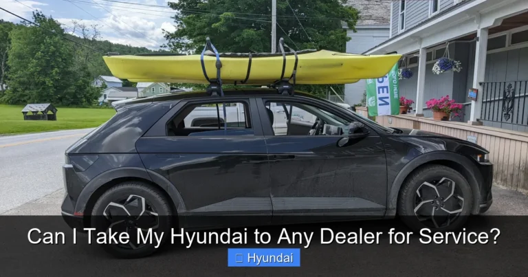 Can I Take My Hyundai to Any Dealer for Service?