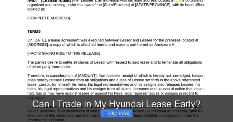 Can I Trade in My Hyundai Lease Early?