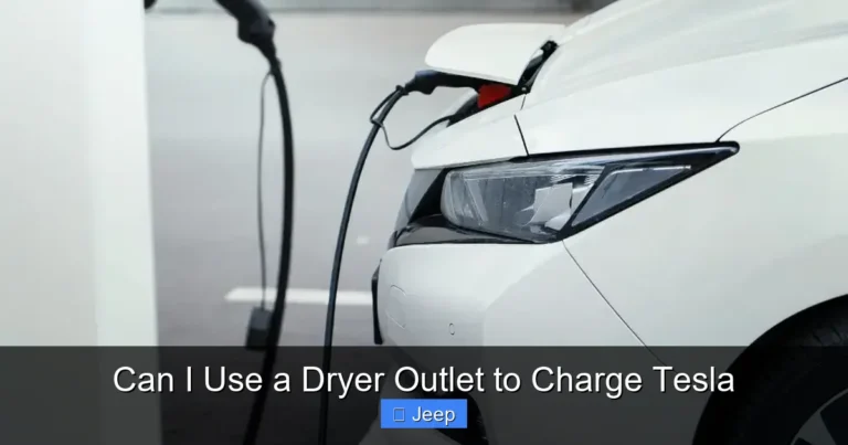 Can I Use a Dryer Outlet to Charge Tesla