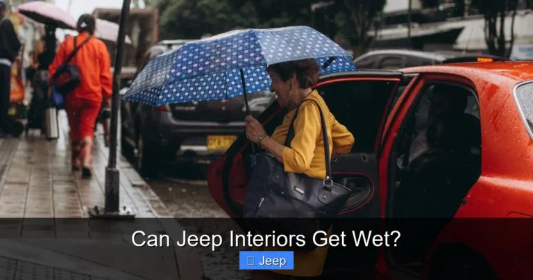 Can Jeep Interiors Get Wet?