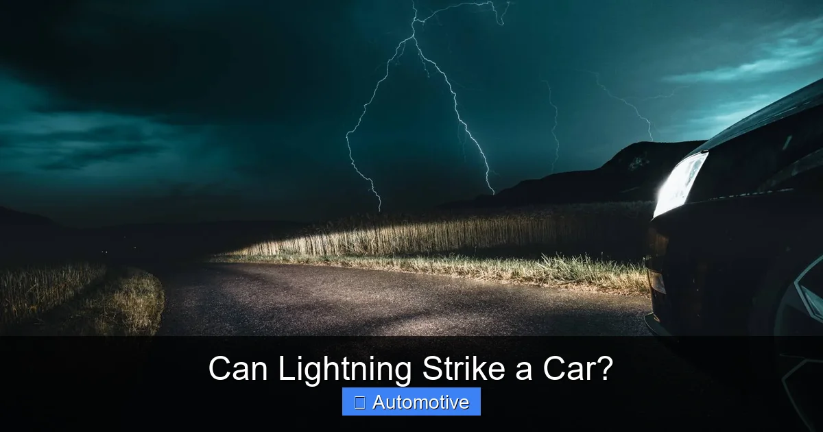 Can Lightning Strike a Car?