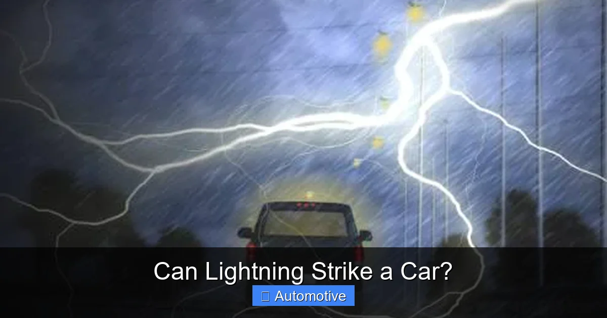 Can Lightning Strike a Car?