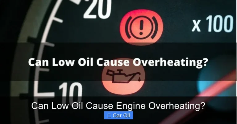 Can Low Oil Cause Engine Overheating?