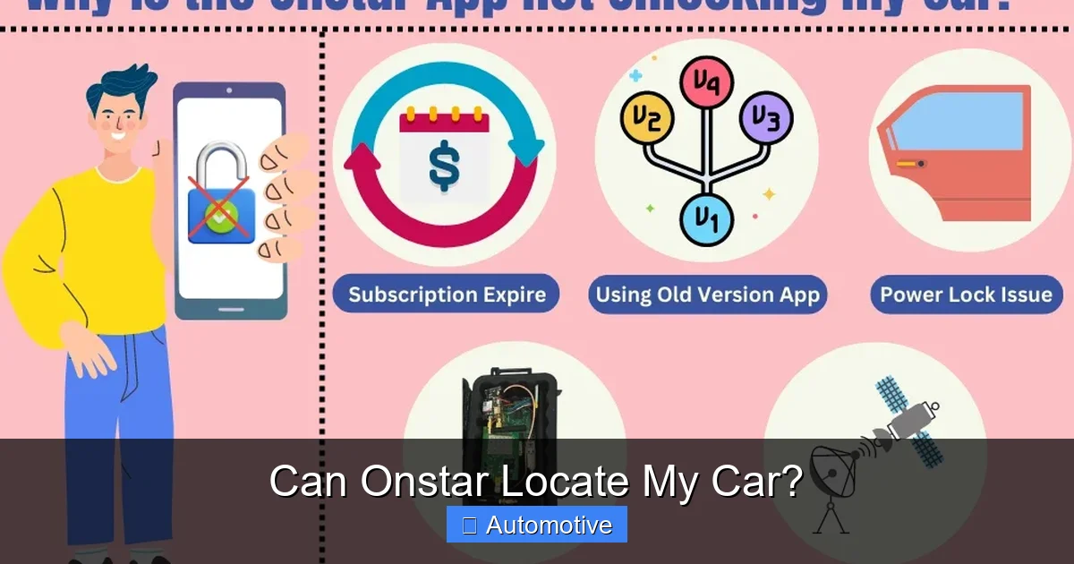 Can Onstar Locate My Car?