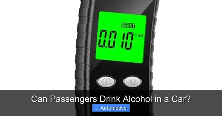 Can Passengers Drink Alcohol in a Car?