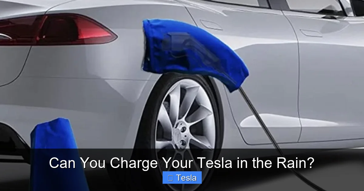 Can You Charge Your Tesla in the Rain?