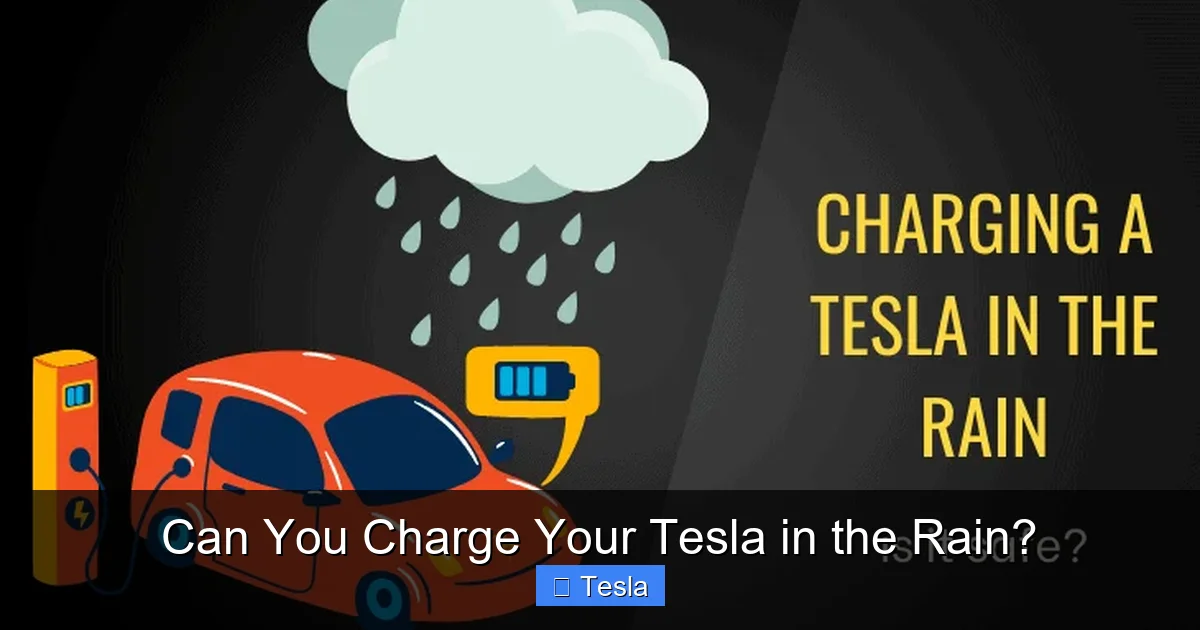 Can You Charge Your Tesla in the Rain?