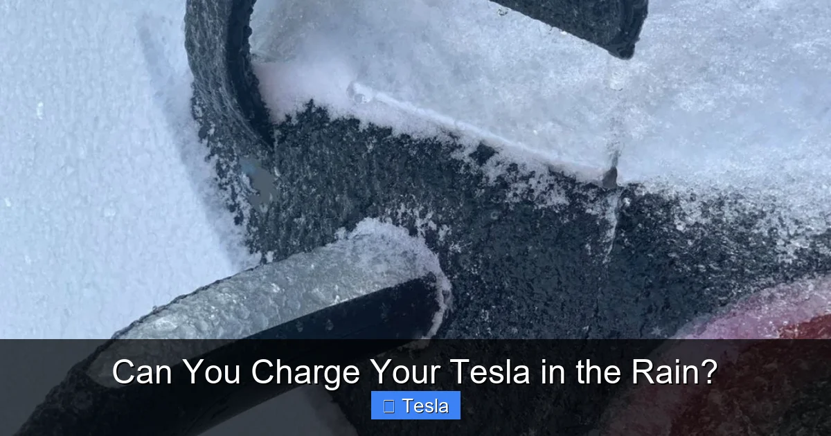 Can You Charge Your Tesla in the Rain?