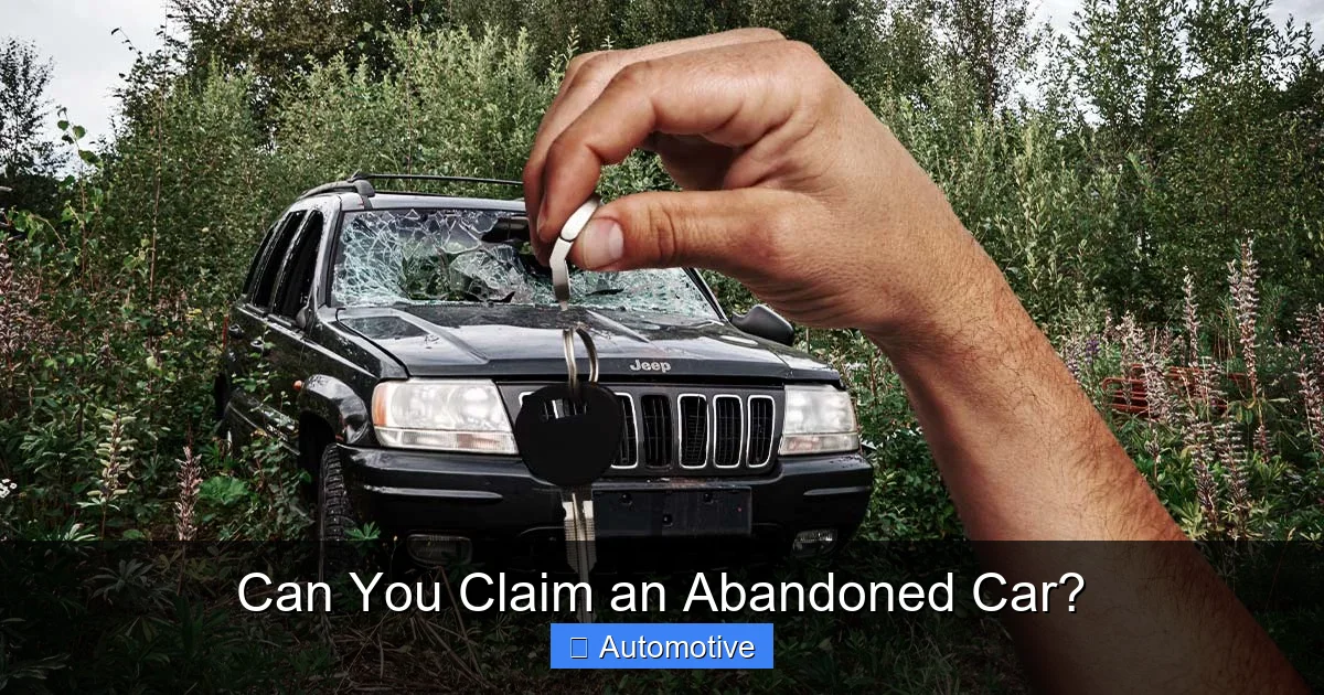 Can You Claim an Abandoned Car?