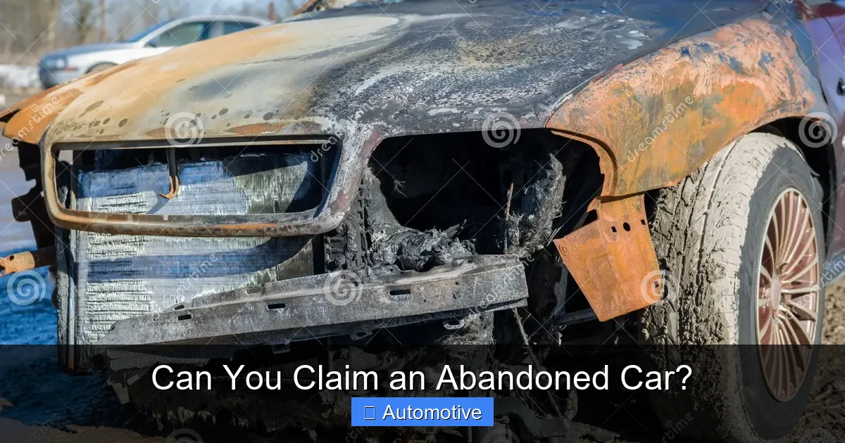 Can You Claim an Abandoned Car?