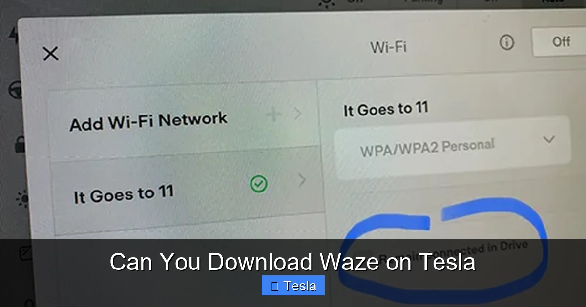 Can You Download Waze on Tesla