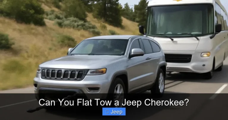 Can You Flat Tow a Jeep Cherokee?