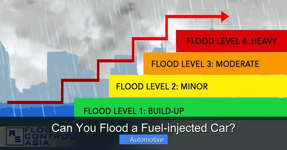 Can You Flood a Fuel-injected Car?