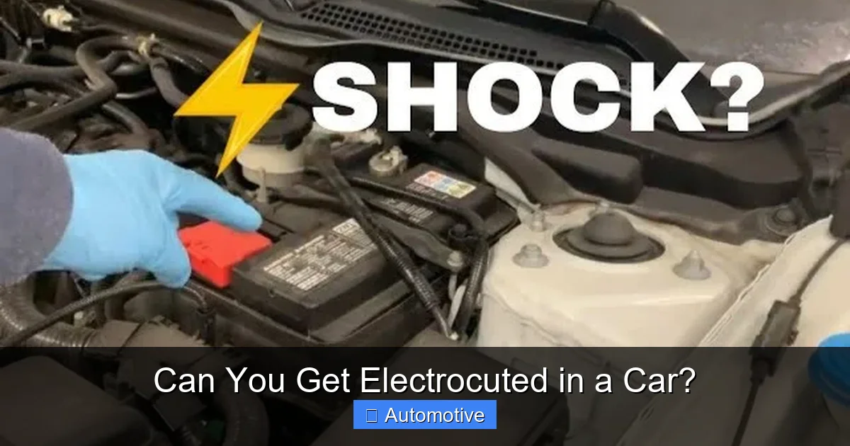 Can You Get Electrocuted in a Car?