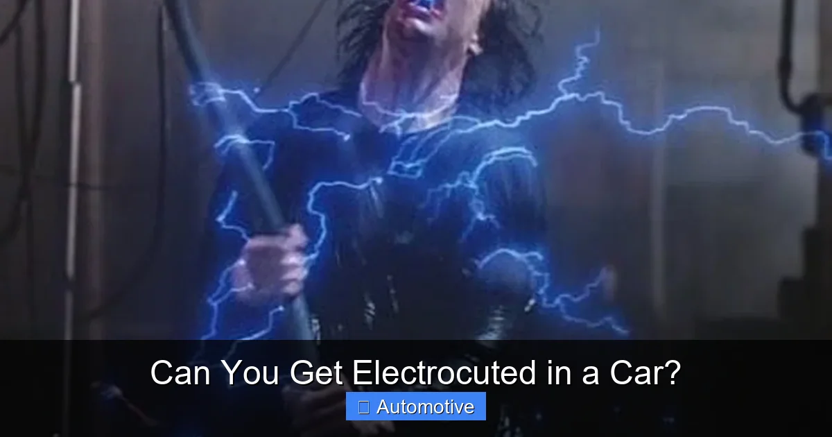 Can You Get Electrocuted in a Car?