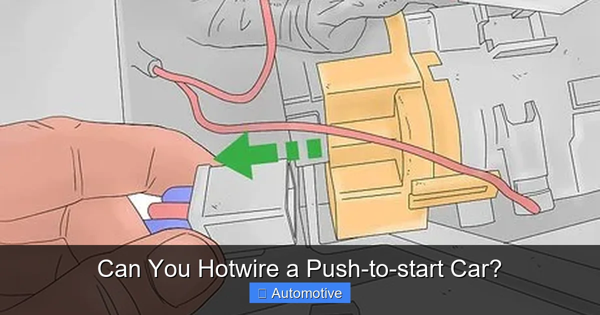 Can You Hotwire a Push-to-start Car?
