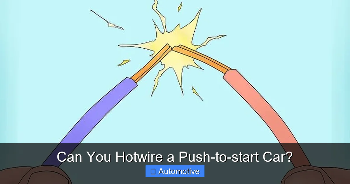 Can You Hotwire a Push-to-start Car?