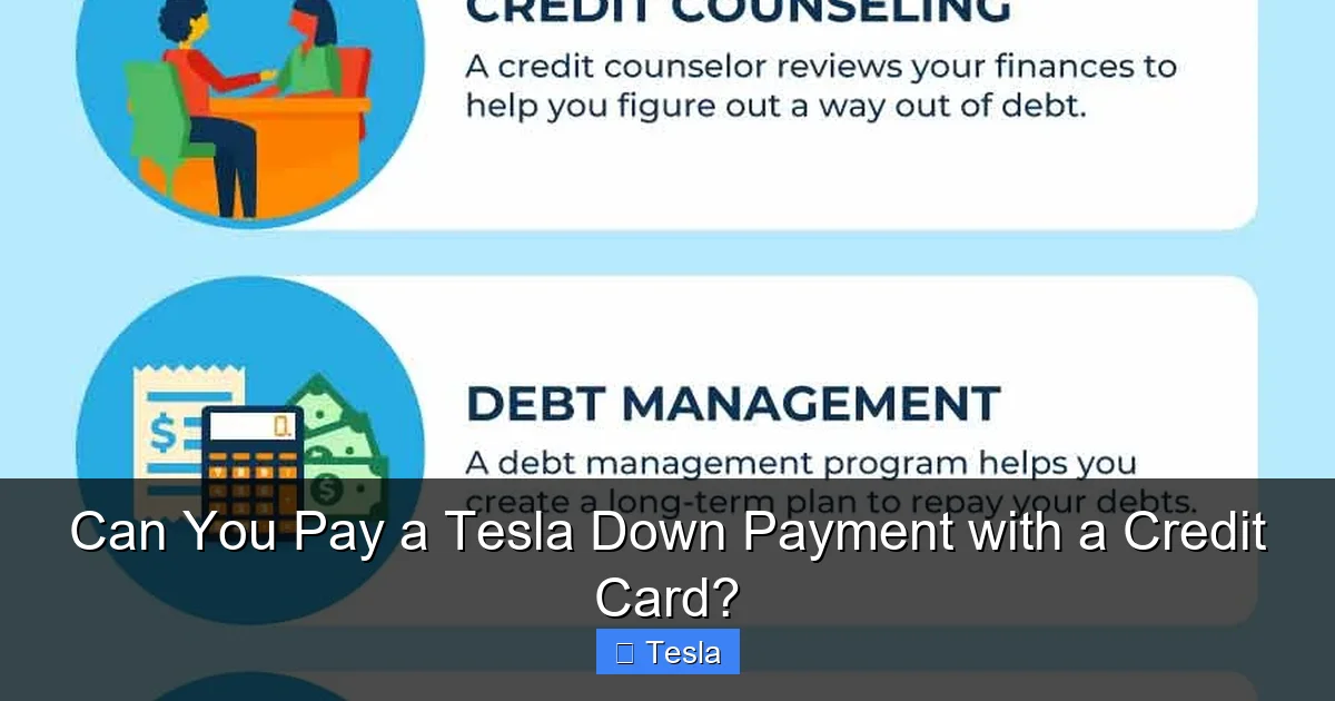 Can You Pay a Tesla Down Payment with a Credit Card?
