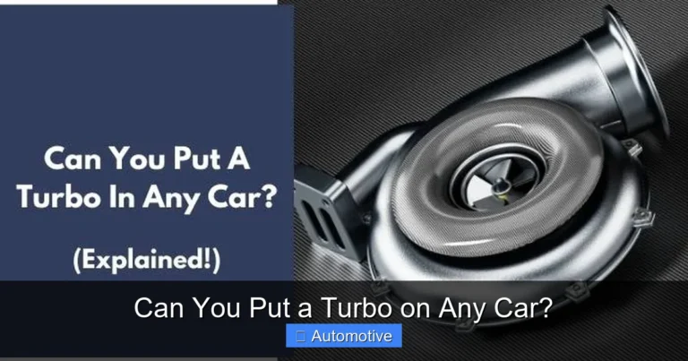 Can You Put a Turbo on Any Car?