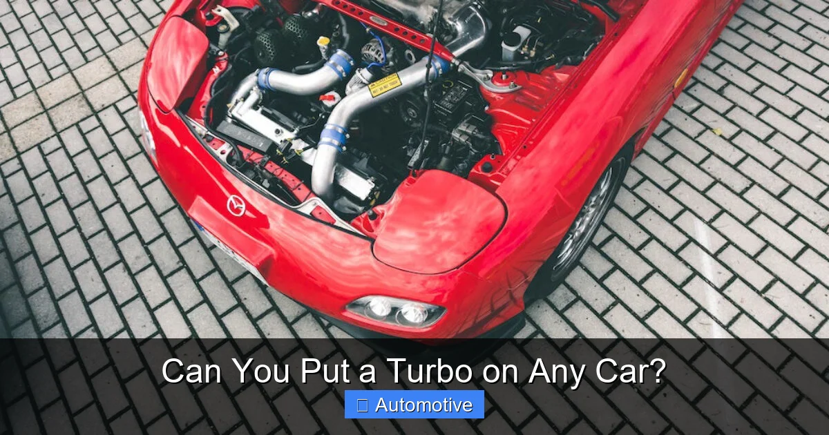 Can You Put a Turbo on Any Car?