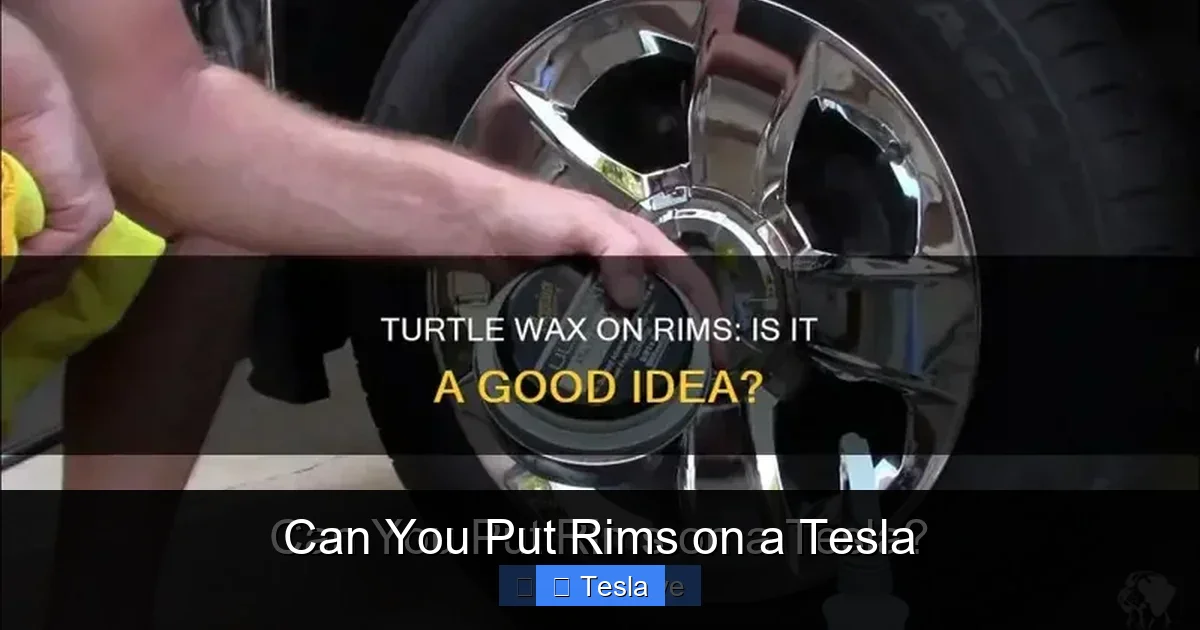 Can You Put Rims on a Tesla