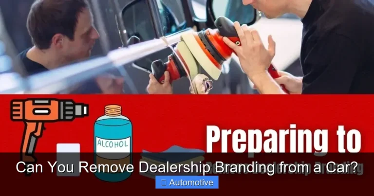 Can You Remove Dealership Branding from a Car?