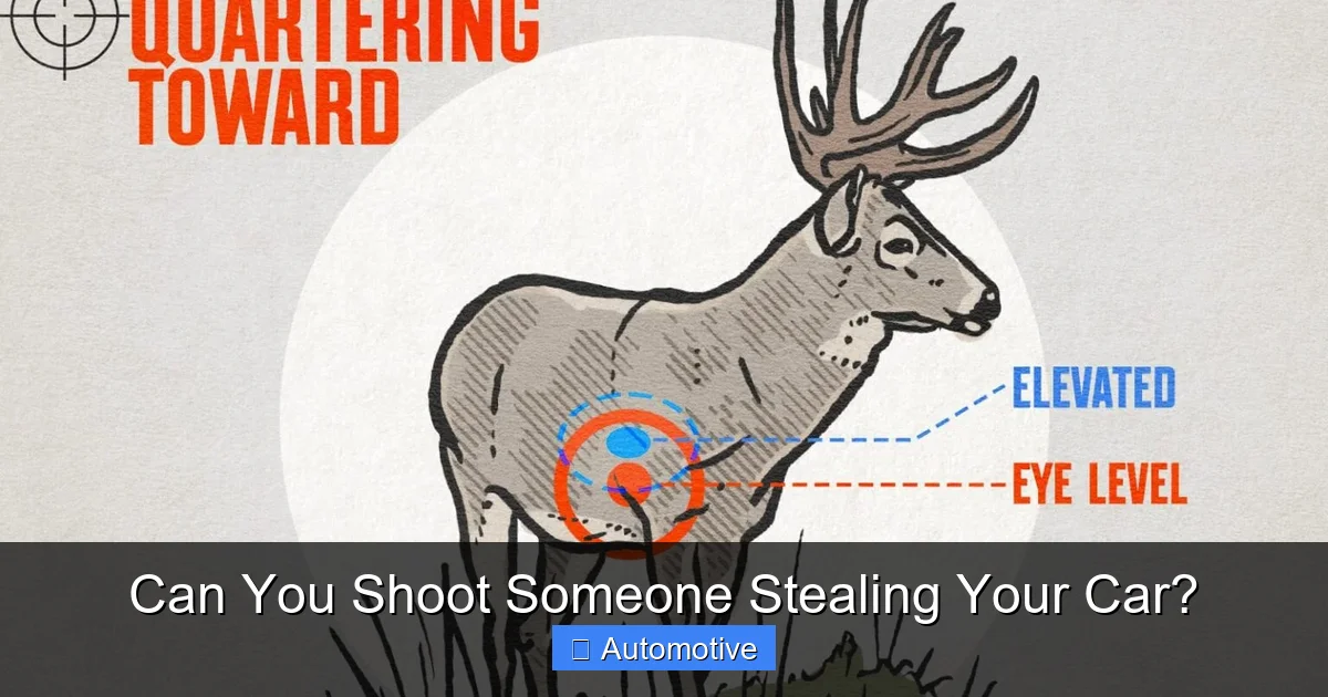 Can You Shoot Someone Stealing Your Car?