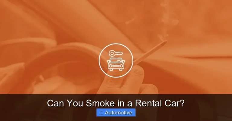 Can You Smoke in a Rental Car?