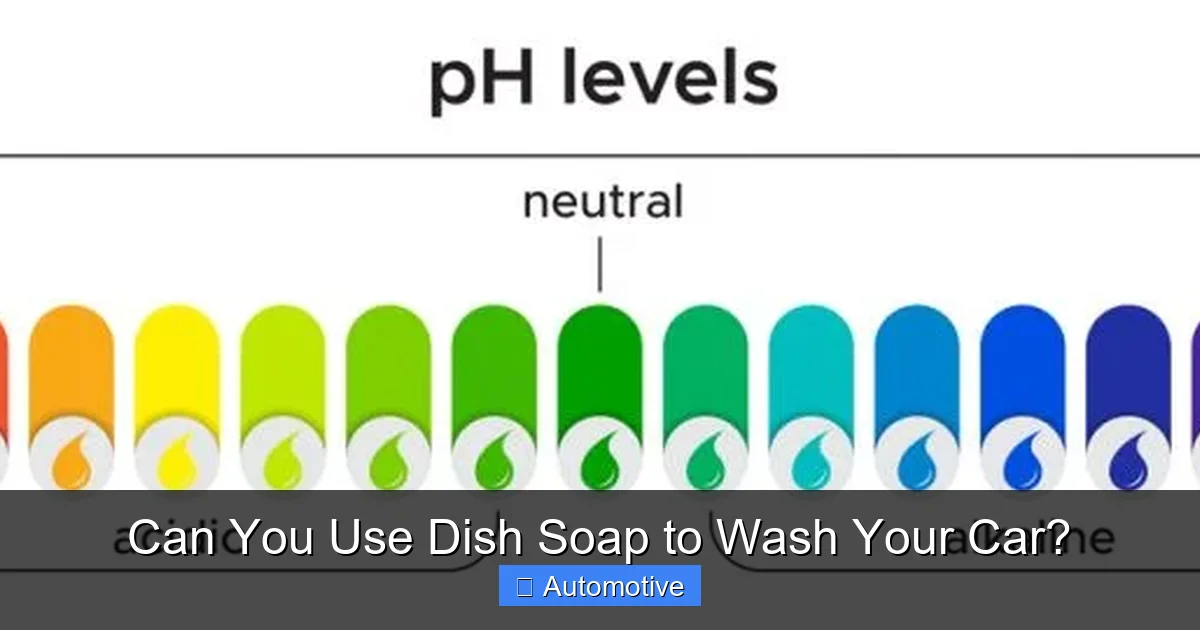 Can You Use Dish Soap to Wash Your Car?