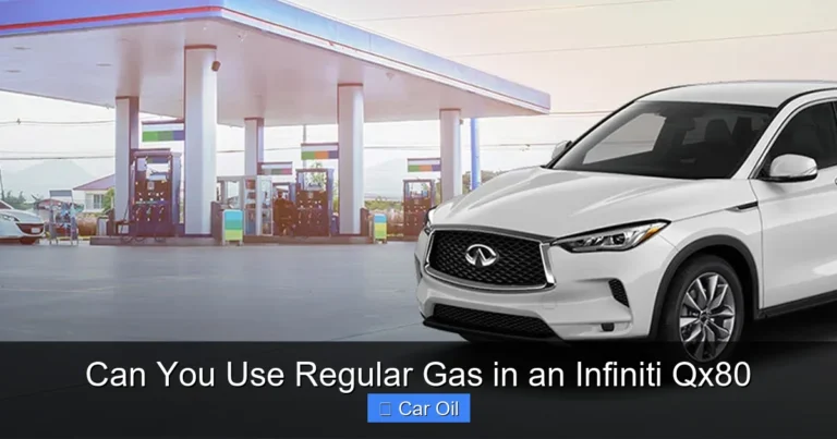 Can You Use Regular Gas in an Infiniti Qx80