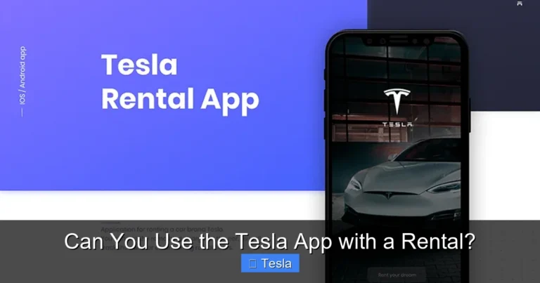 Can You Use the Tesla App with a Rental?