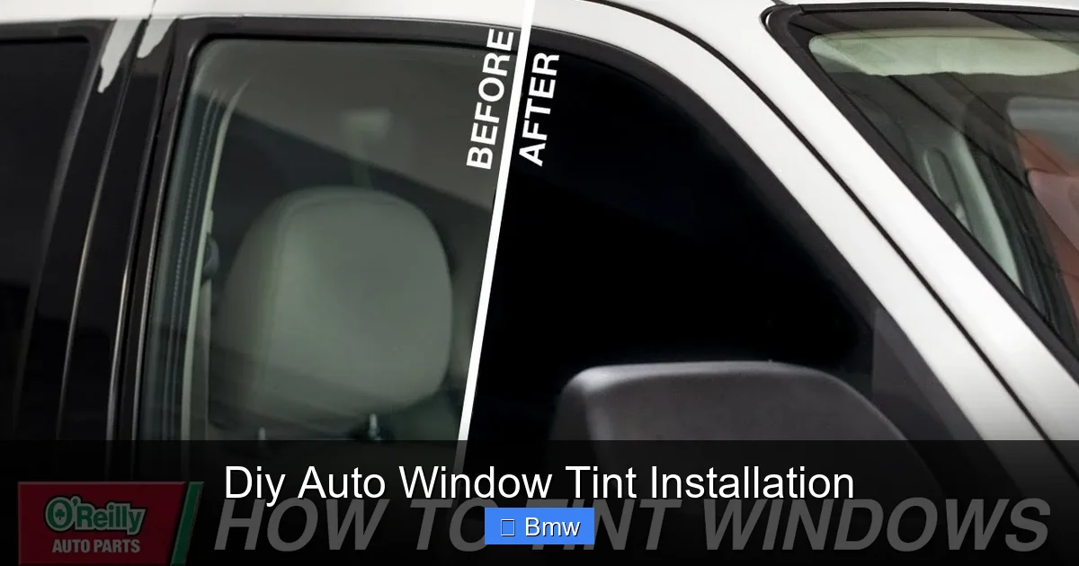 Diy Auto Window Tint Installation