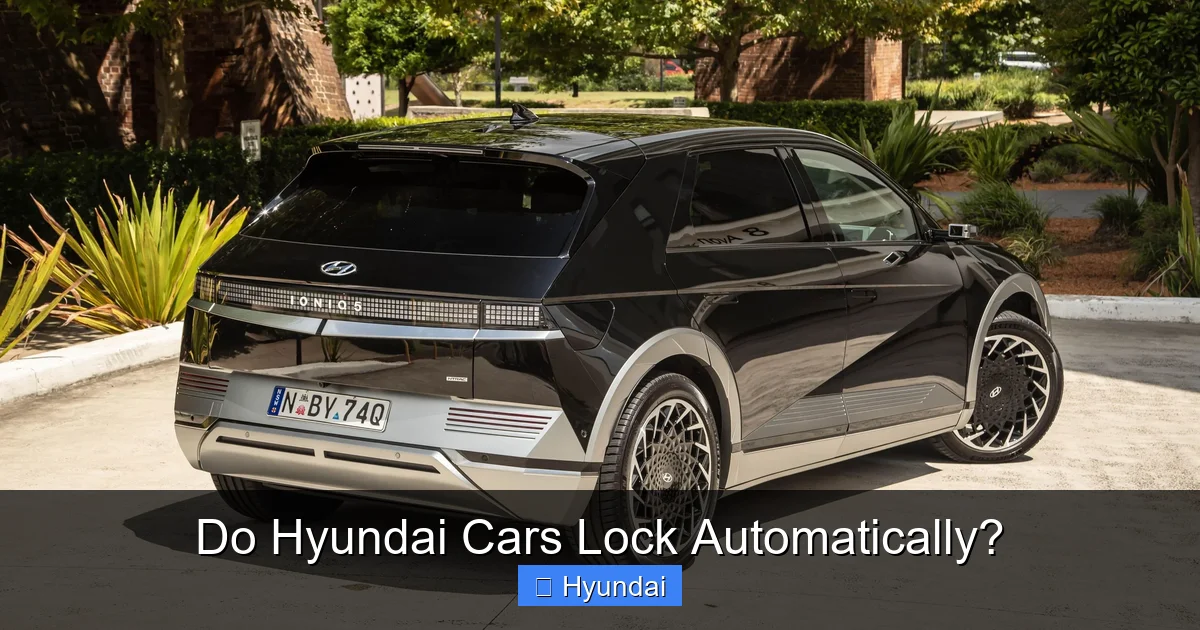 Do Hyundai Cars Lock Automatically?