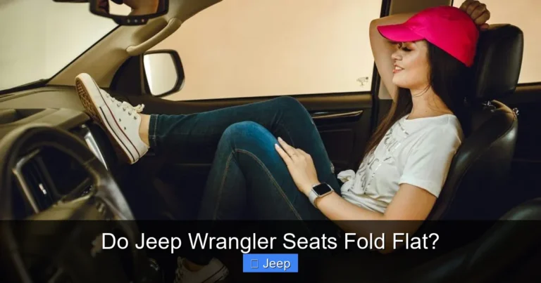 Do Jeep Wrangler Seats Fold Flat?