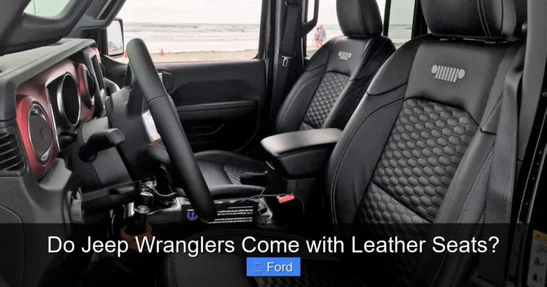 Do Jeep Wranglers Come with Leather Seats?