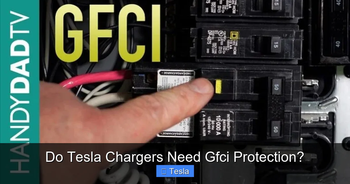 Do Tesla Chargers Need Gfci Protection?