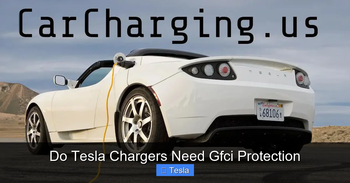 Do Tesla Chargers Need Gfci Protection