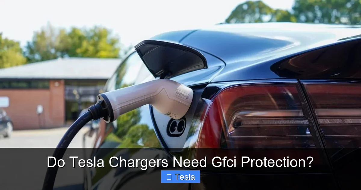 Do Tesla Chargers Need Gfci Protection?