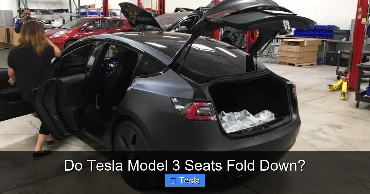 Do Tesla Model 3 Seats Fold Down?