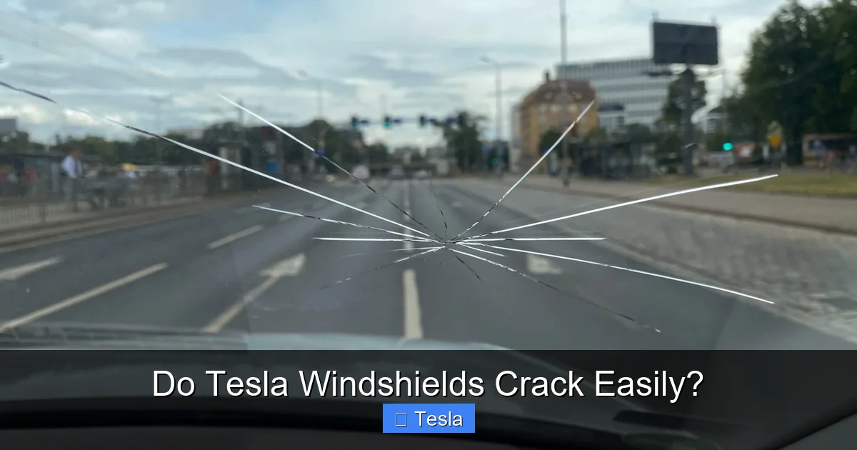Do Tesla Windshields Crack Easily?