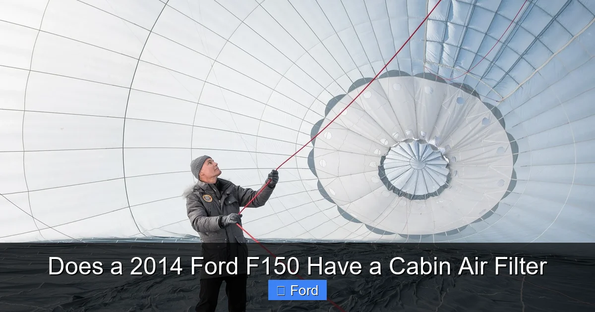 Does a 2014 Ford F150 Have a Cabin Air Filter