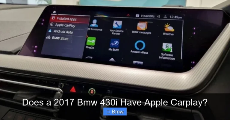 Does a 2017 Bmw 430i Have Apple Carplay?