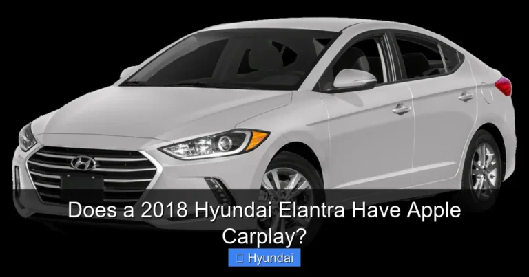 Does a 2018 Hyundai Elantra Have Apple Carplay?