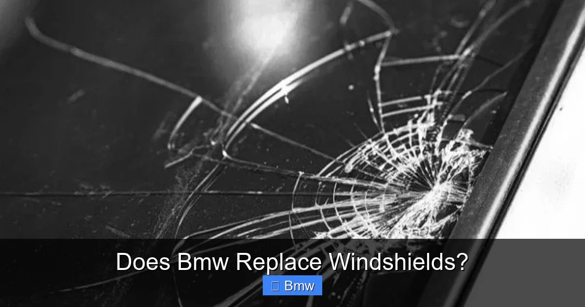 Does Bmw Replace Windshields?