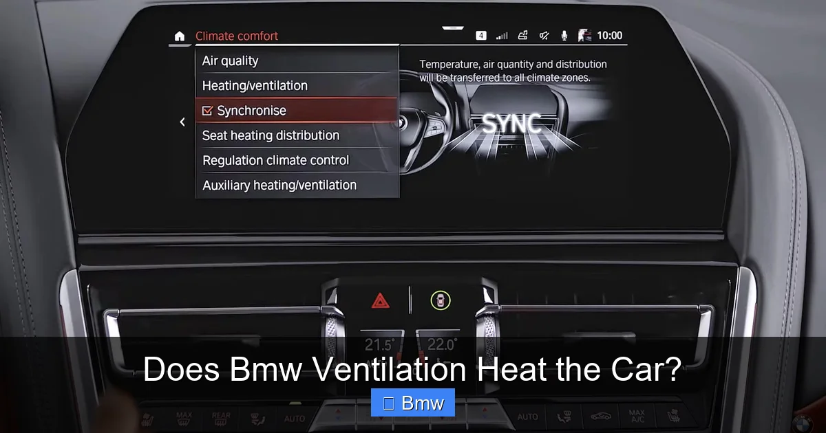Does Bmw Ventilation Heat the Car?
