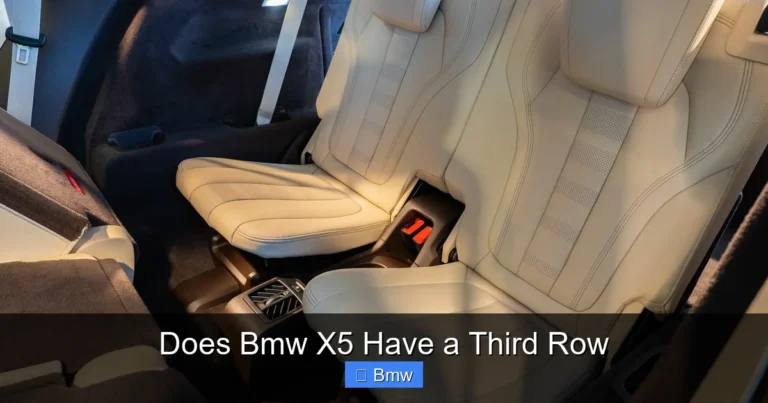 Does Bmw X5 Have a Third Row