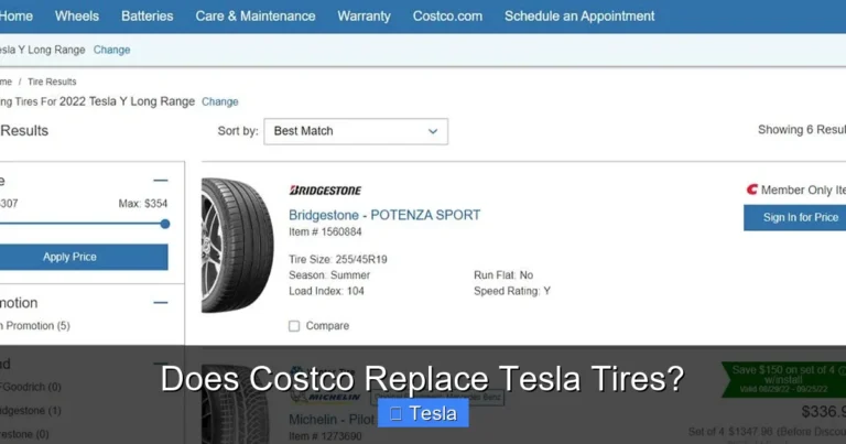 Does Costco Replace Tesla Tires?